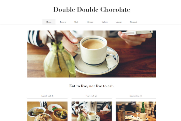 WordPress-Theme「Double-Double-Chocolate」