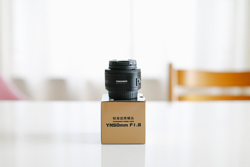 中国産YONGNUOの激安単焦点レンズ「YN 50mm f1.8」を買いました