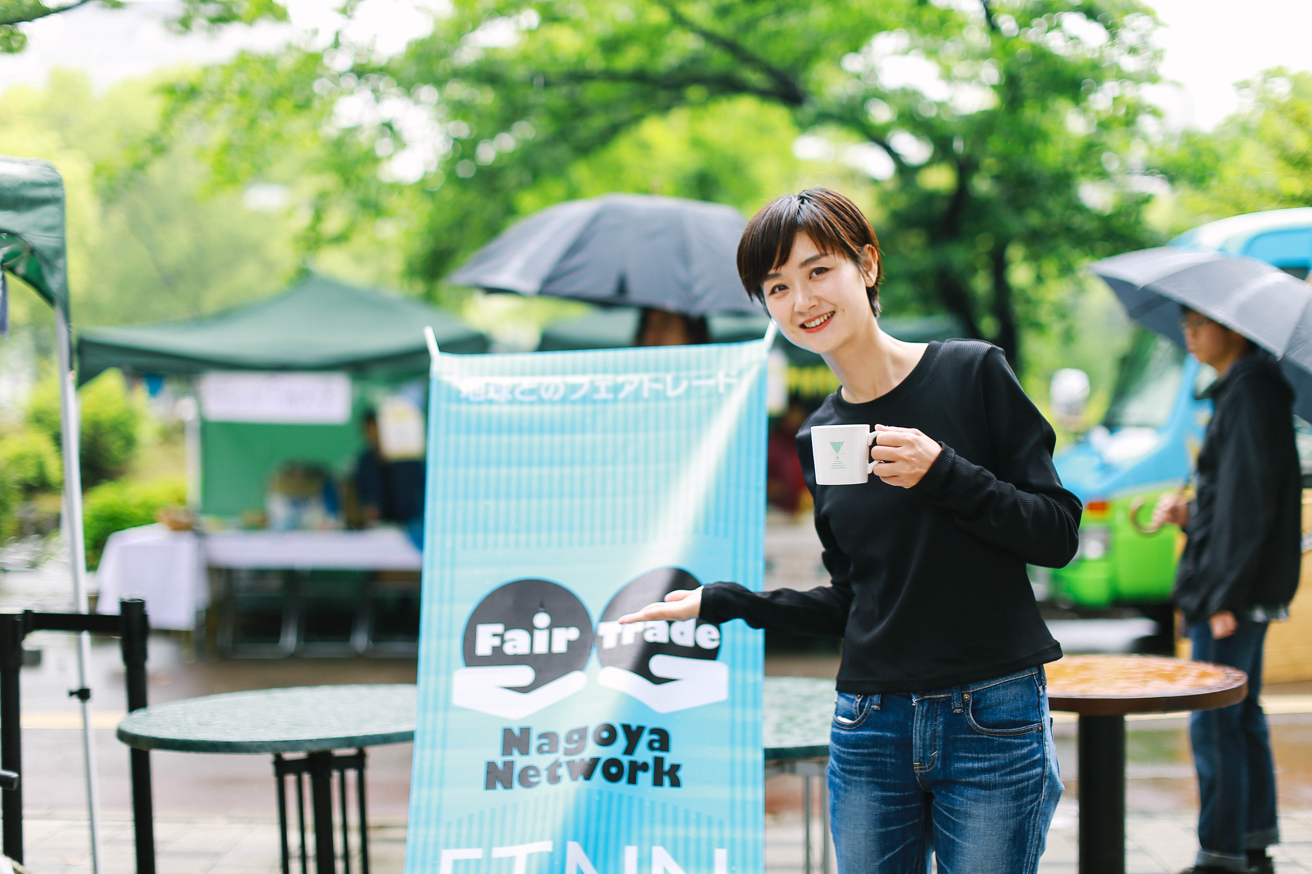 フェアトレードコーヒーサミット＠名古屋テレビ塔でコーヒーの飲み比べ
