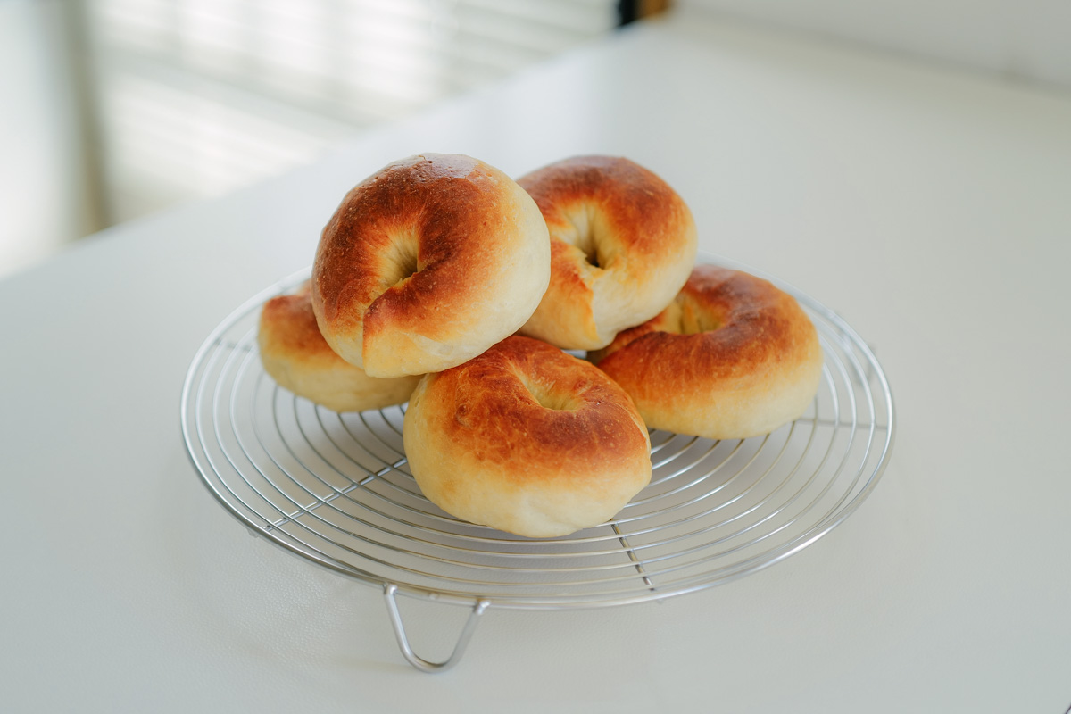 本物の自家製ベーグルのレシピ