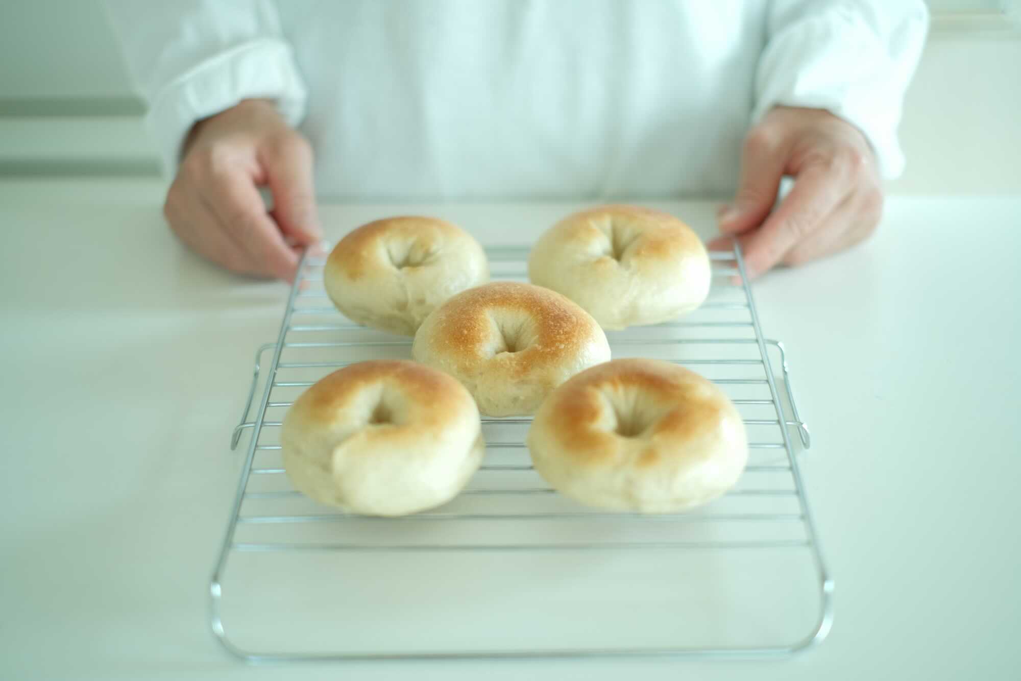 FUJIFILM X-E4とXF35mm F1.4Rでベーグル作り撮影（フィルム