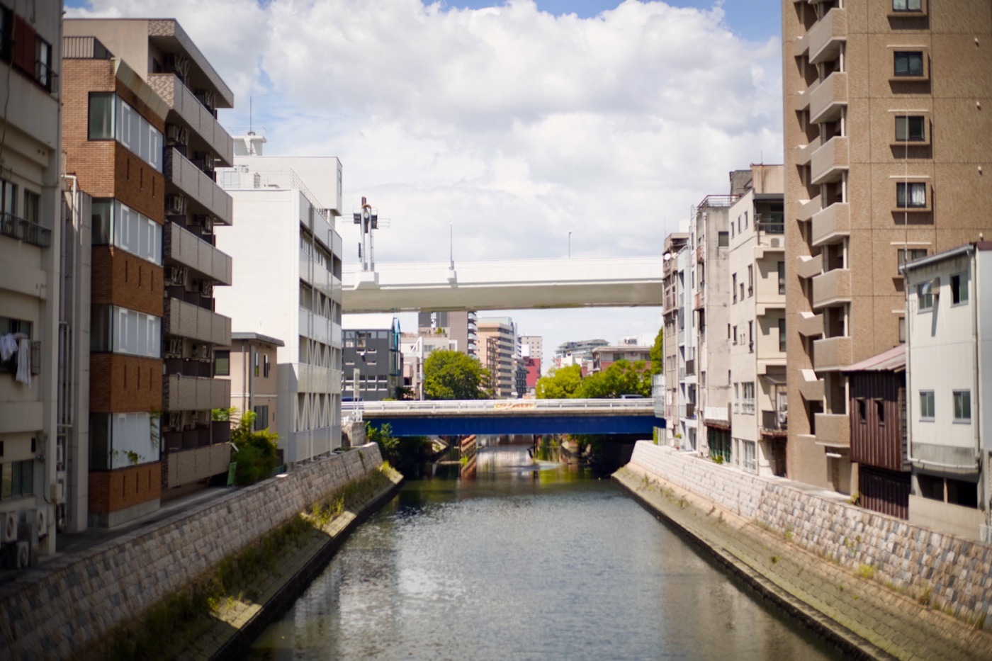 五条橋から見える堀川の風景